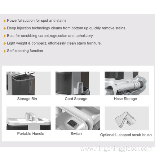 Multi-functional Fabric Cleaning Machine for Dry/Wet Use in Hotels, Cars, and Home